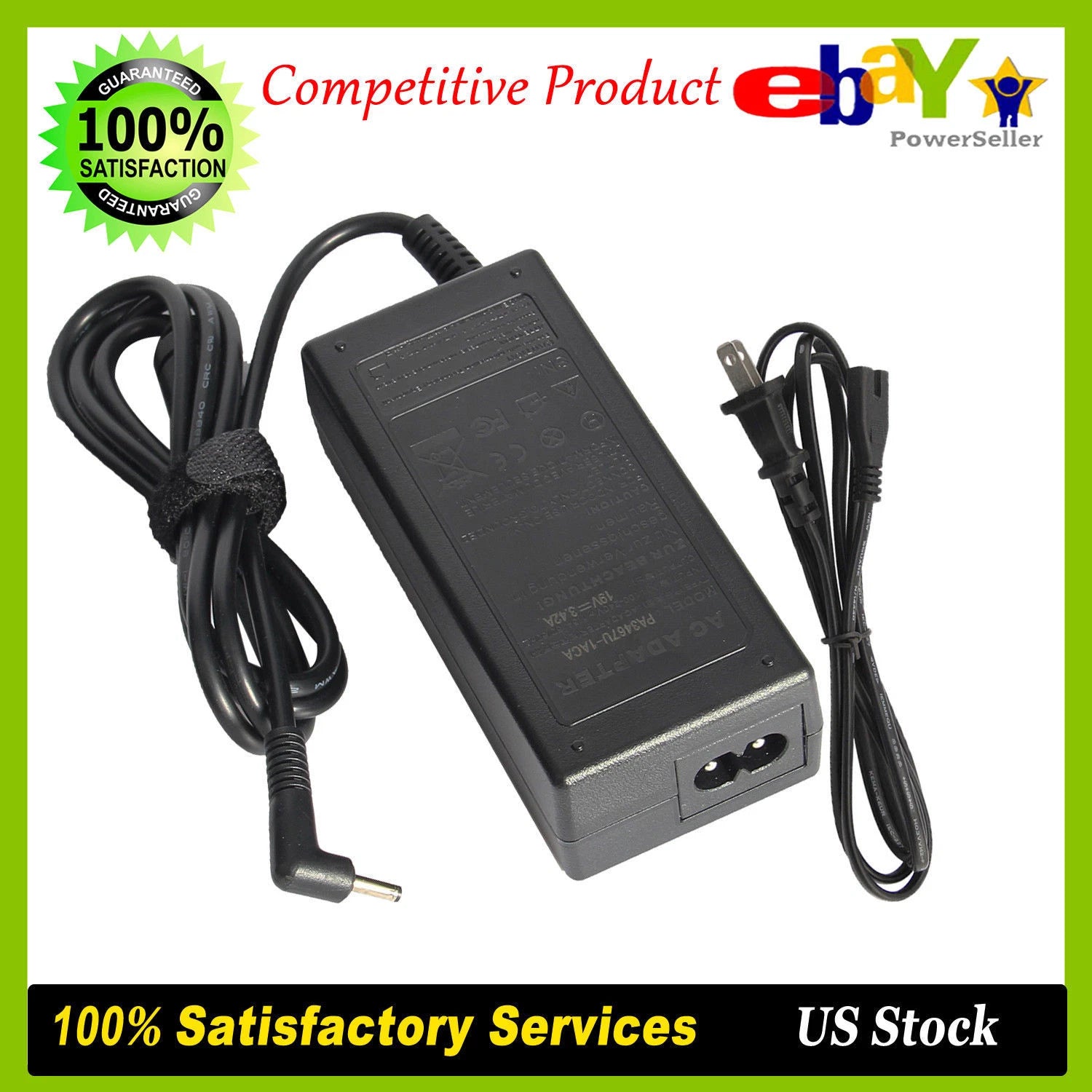 AC Adapter Charger For Acer R11 Chromebook CB5-132T-C8ZW Laptop Power Supply CP