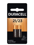 Duracell A23 21/23 Alkaline Batteries, 2 Pack MN21 MN23 23A GP23
