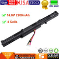 For ASUS ROG GL752 GL752VW GL752VL N552V N552VX N752V A41LK9H A41N1501 Battery