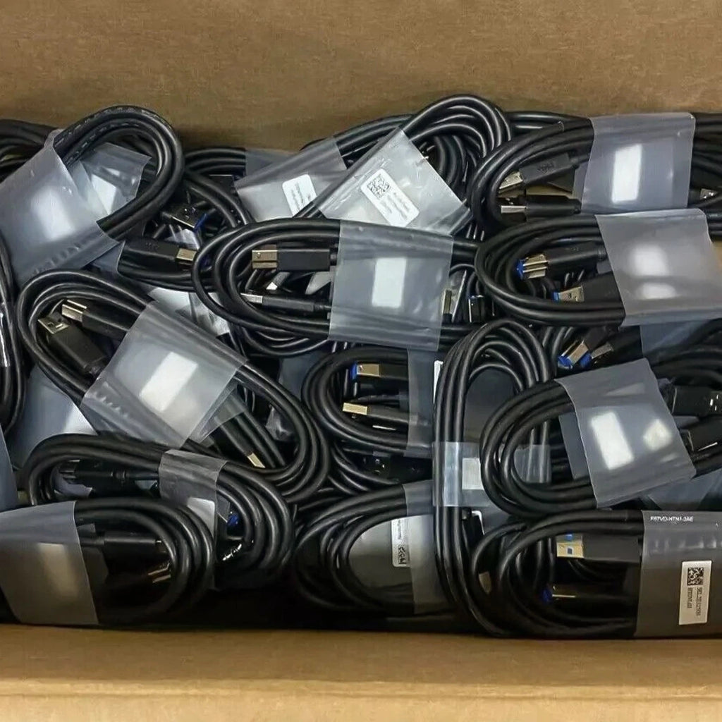 LOT 10 NEW Dell Cord 5ft USB 3.0 A to B Male Super Speed for Printers & Scanners
