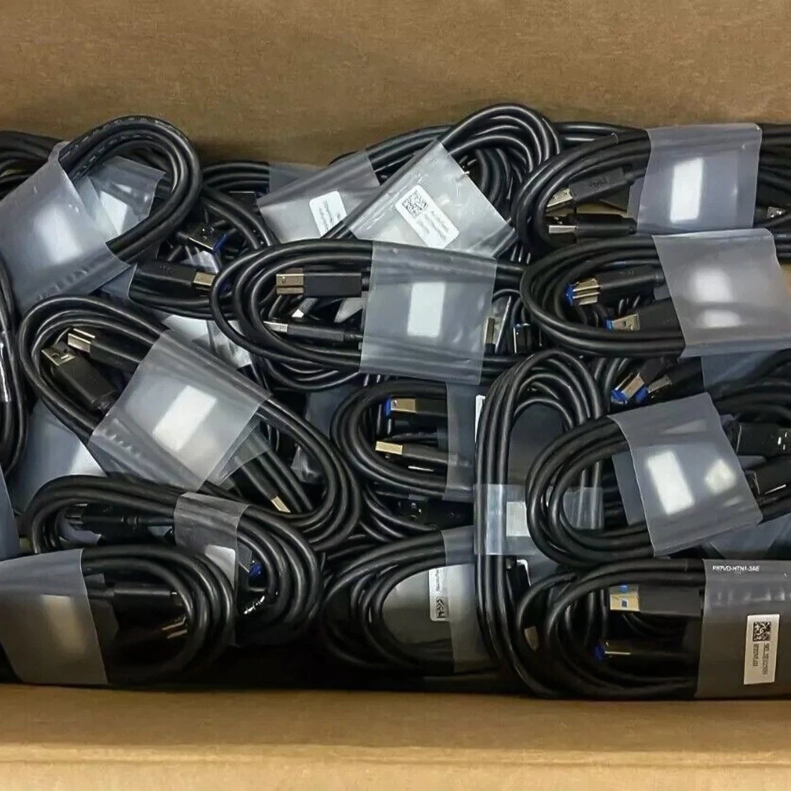 LOT 10 NEW Dell Cord 5ft USB 3.0 A to B Male Super Speed for Printers & Scanners