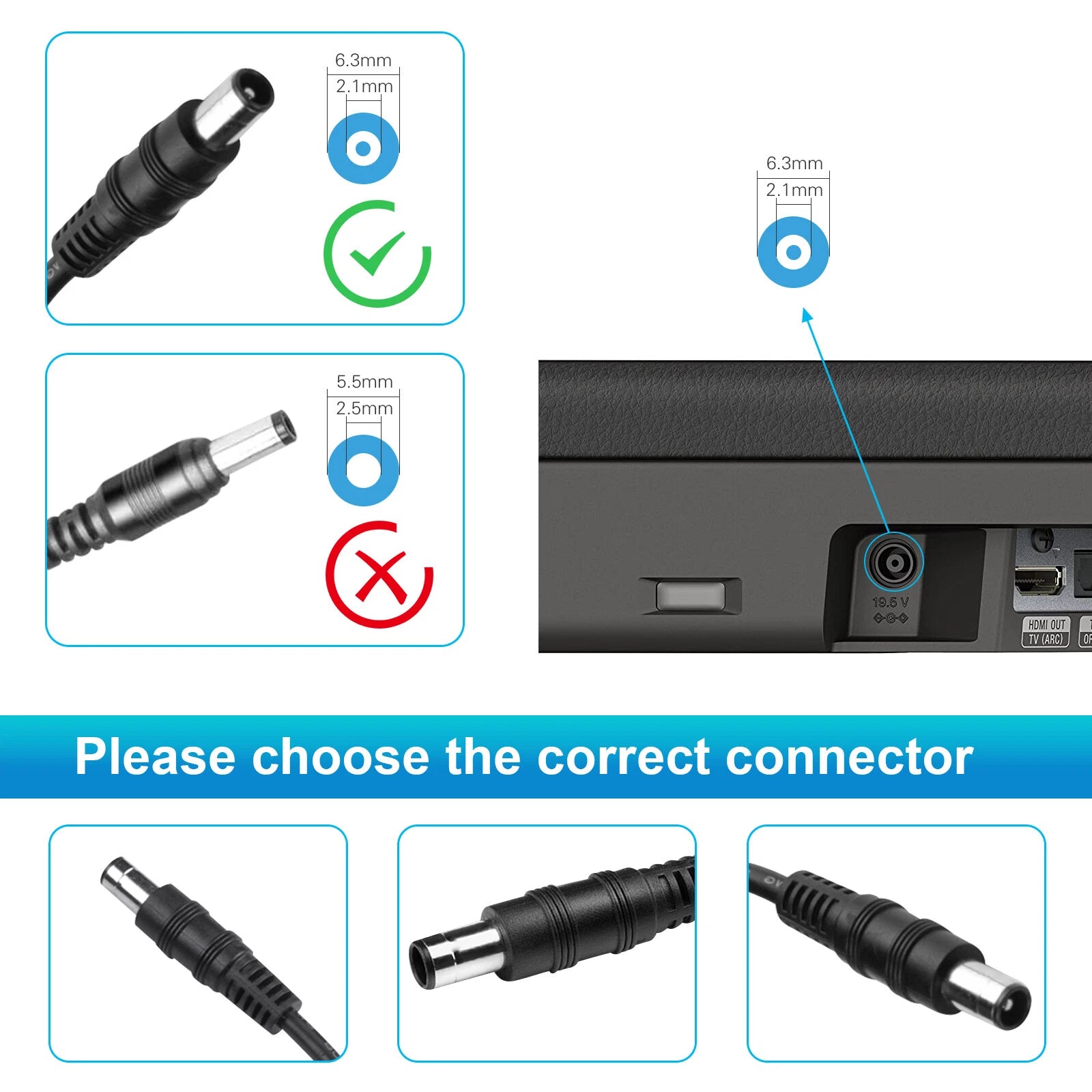 24V AC Adapter For Samsung HW-HM45 HW-HM45C HW-HM55 HW-F335 HW-F355 Power Supply