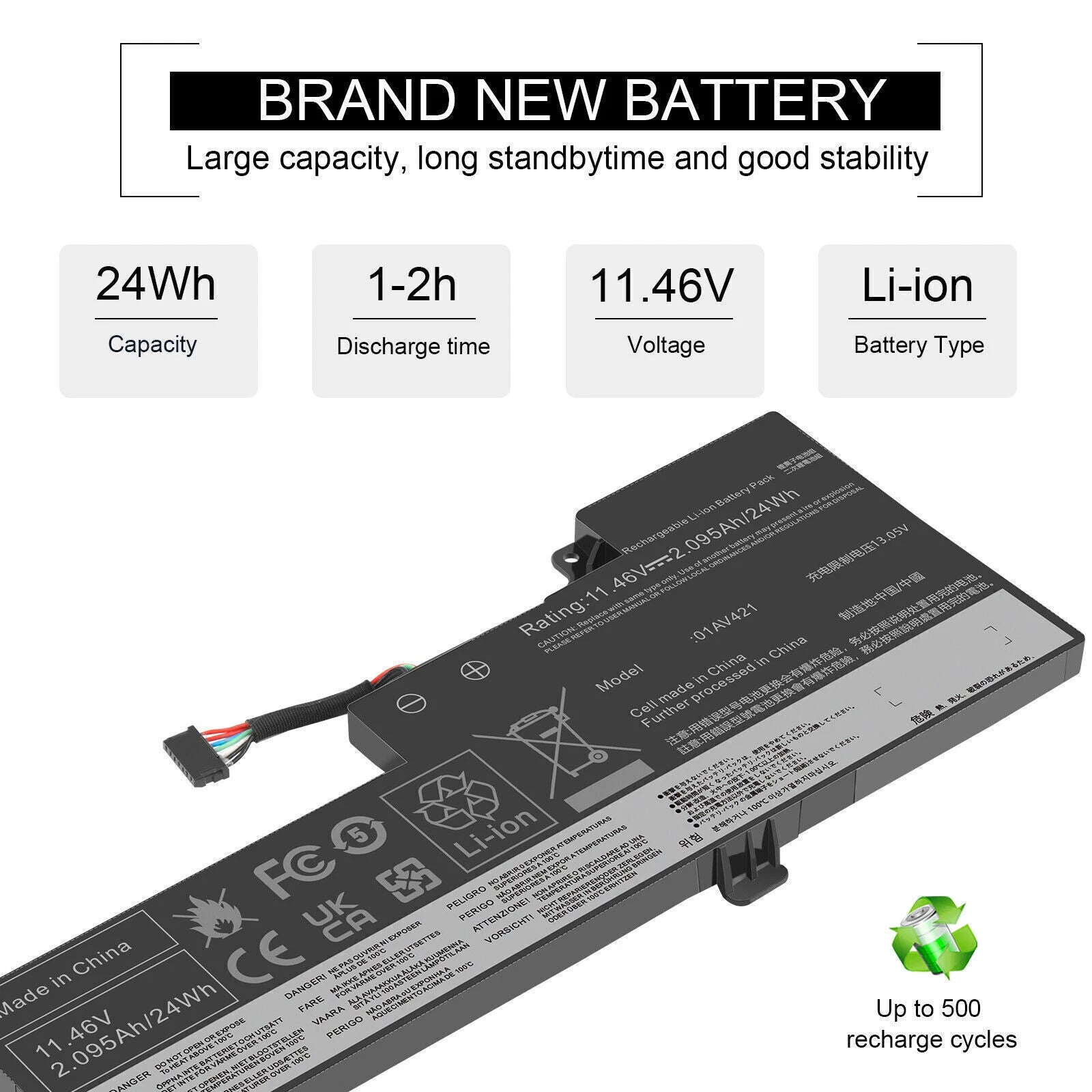 LOT 30x Battery internal For Lenovo T470 T480 01AV419, 01AV420, 01AV421 ,01AV489