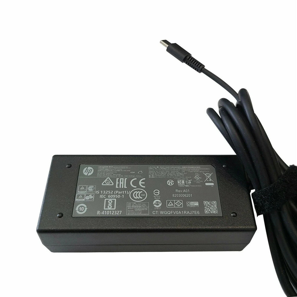 Genuine OEM HP USB-C 15V 3A 45W Genuine Original AC Power Adapter Charger NEW