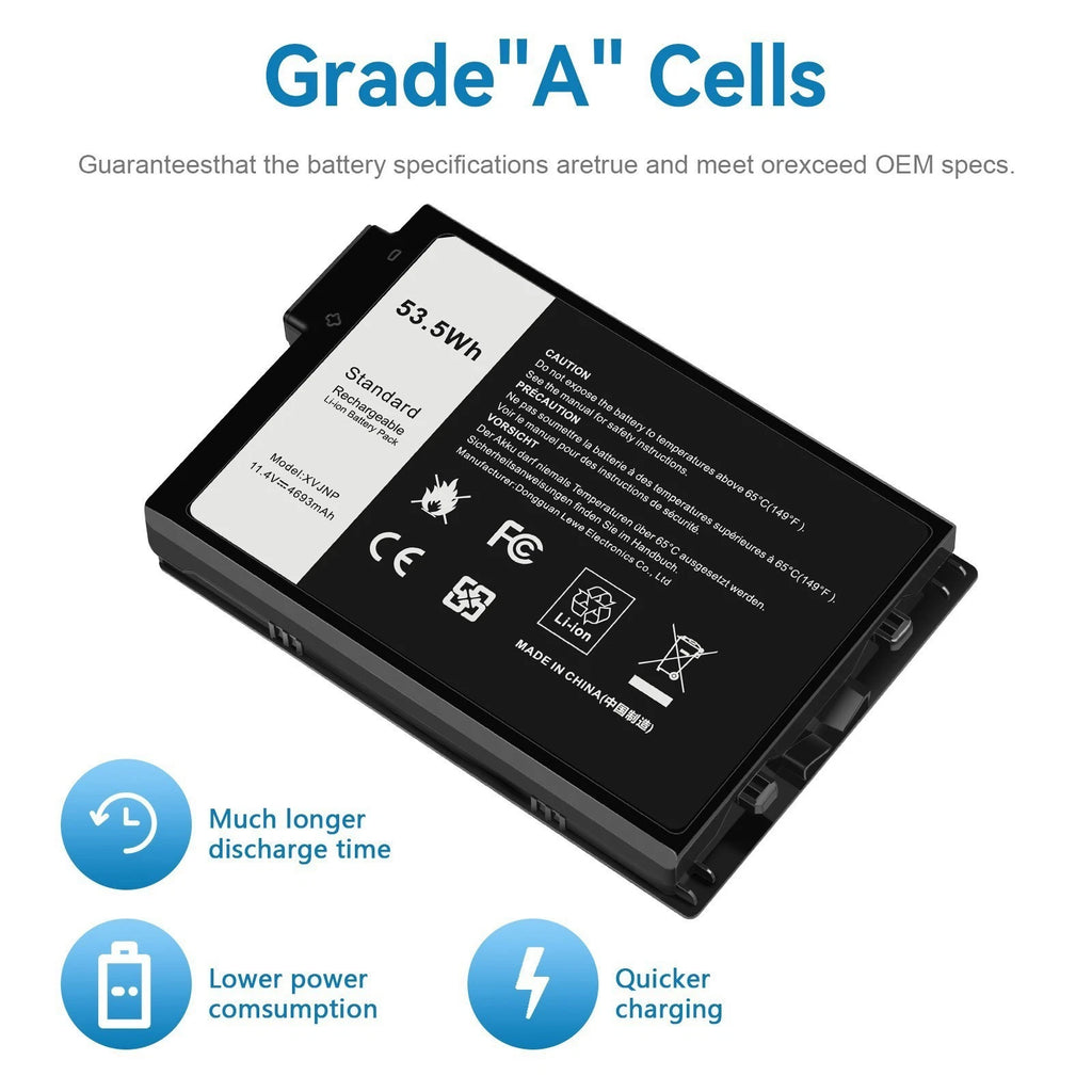 XVJNP M0TN3 6JRCP Battery For Dell Latitude 5430 7330 Rugged Extreme 451-BCWQ US