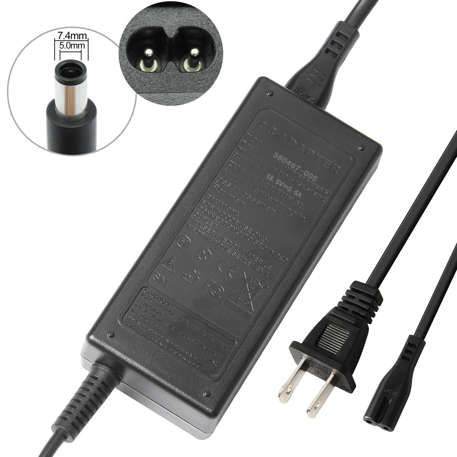 AC Power Adapter Charger for HP Envy DV6T-7200 M6-1205DX M6-1225DX Supply Cord