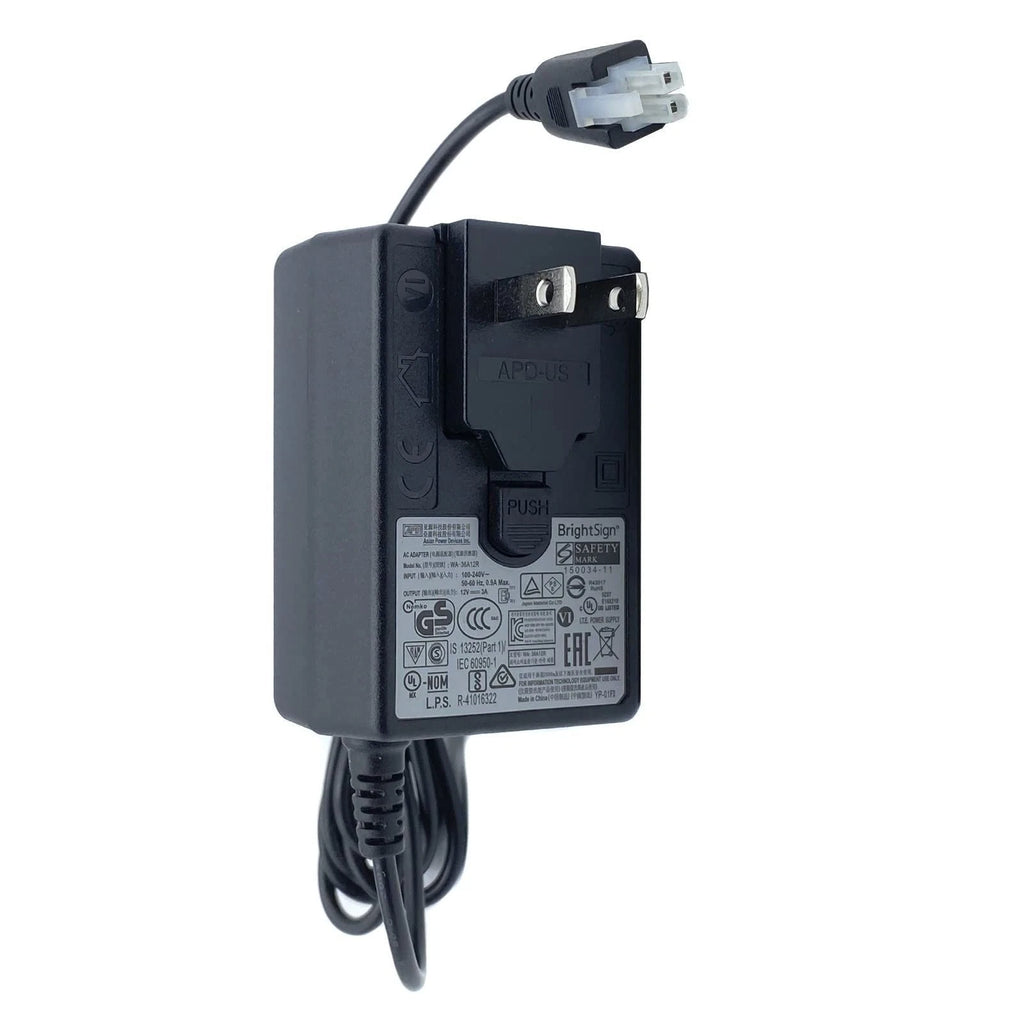 Brand NEW Genuine APD AC Adapter WA-36A12R 12V 3A 36W Power Supply