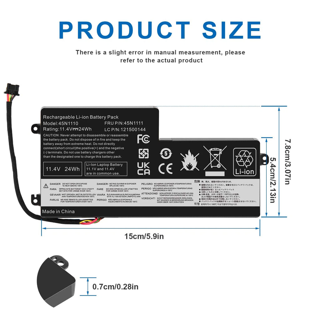 45N1112 45N1113 Battery For ThinkPad T440S T440 T450 T450s 45N1108 Notebook