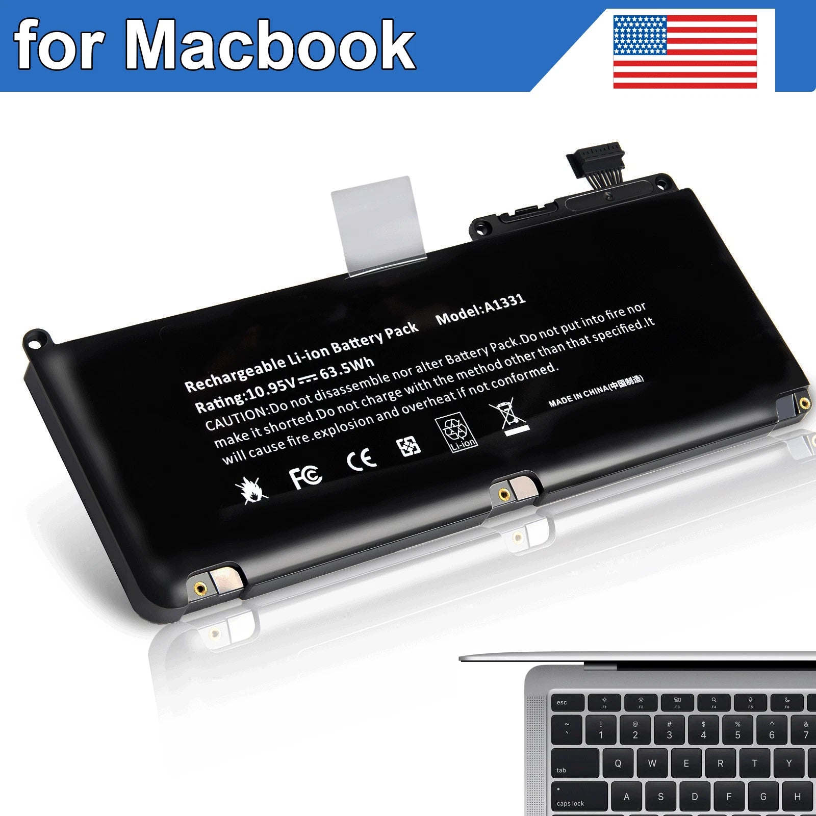 ??LOT Battery A1331 A1342 for Apple MacBook Unibody 13" (Late 2009 Mid 2010)