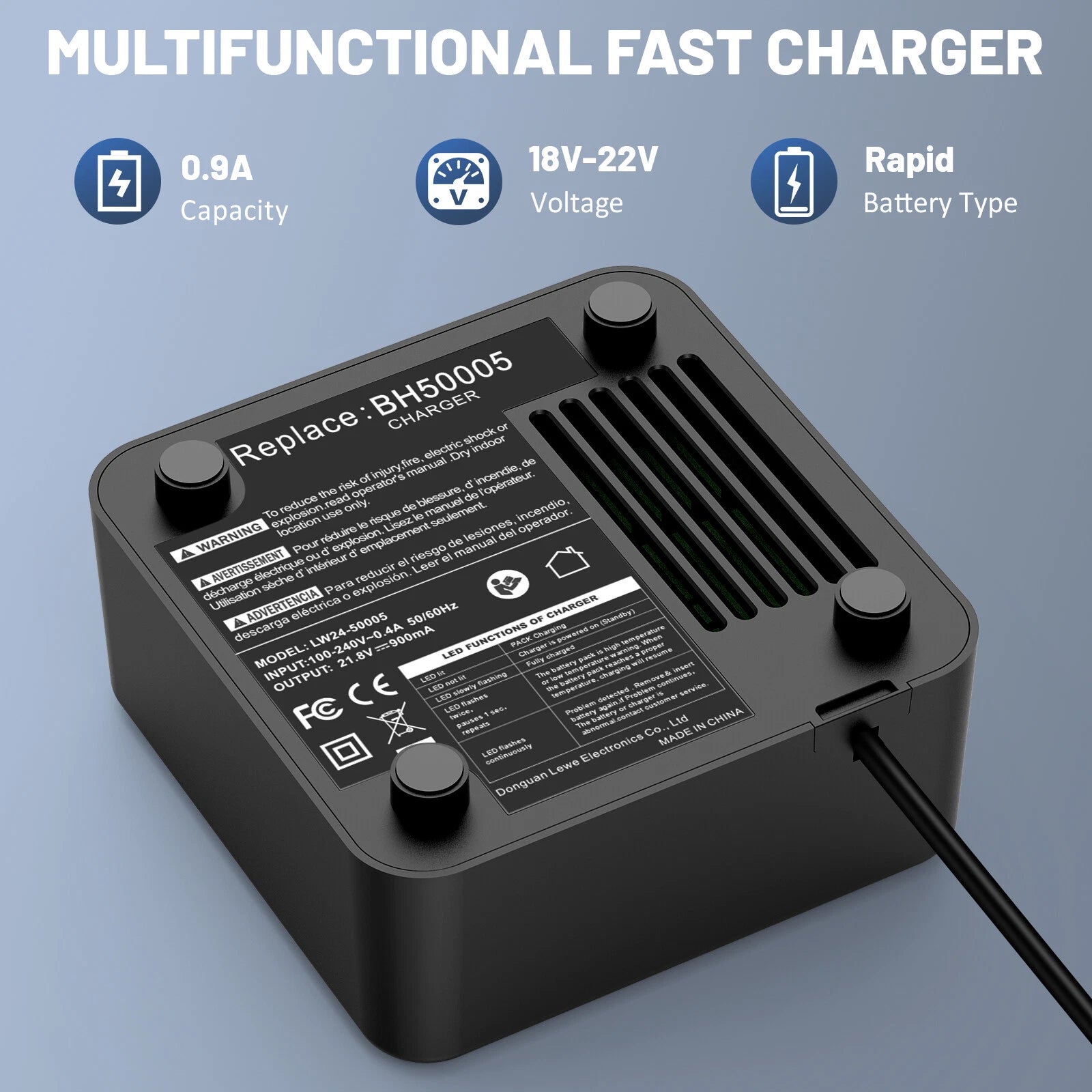 Battery Charger for Hoover Linx 18V Lithium Battery BH50000 BH5005 BH50010 New