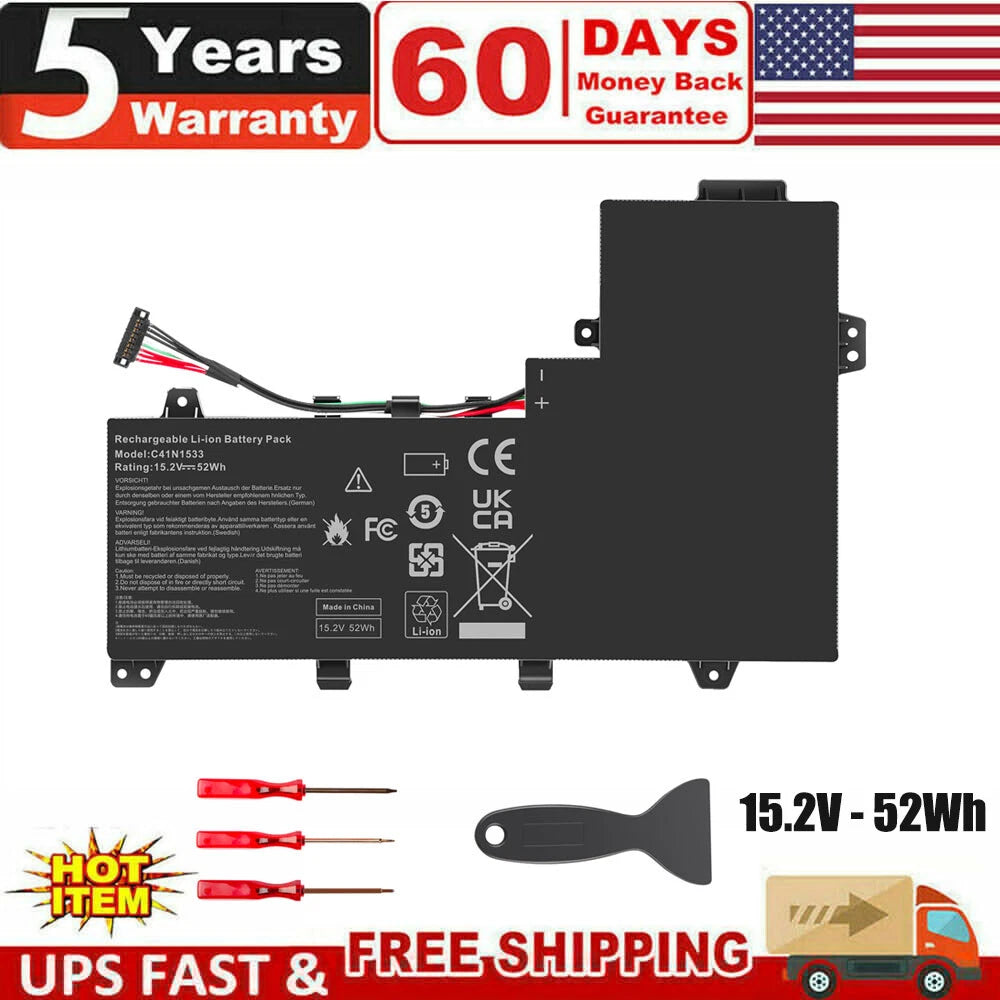 C41N1533 Laptop Battery for Asus Q524U Q534U Q524UQ Q524UQK Q534UX Q534UXK