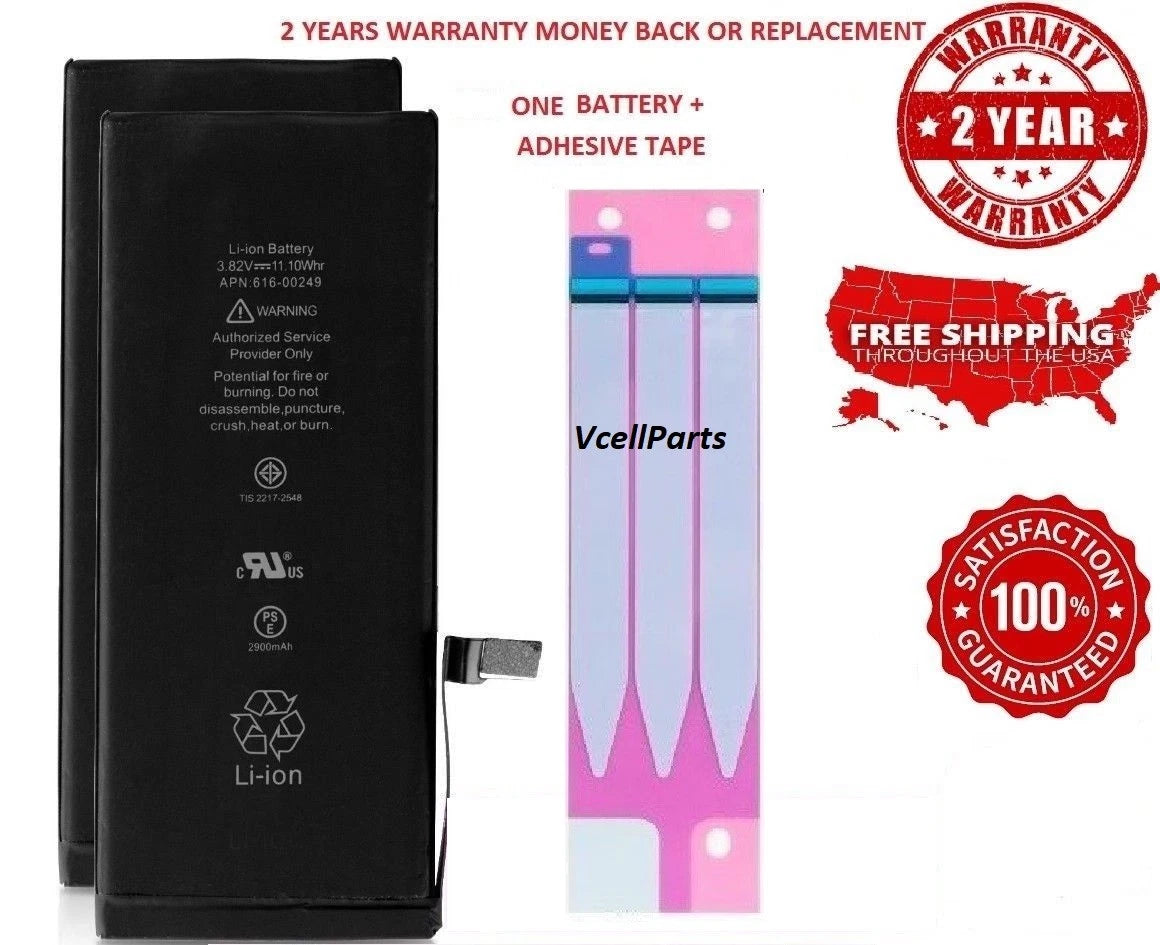 Brand New Replacement 2900mAh Li-ion Battery For iPhone 7 Plus 5.5" + Adhesive