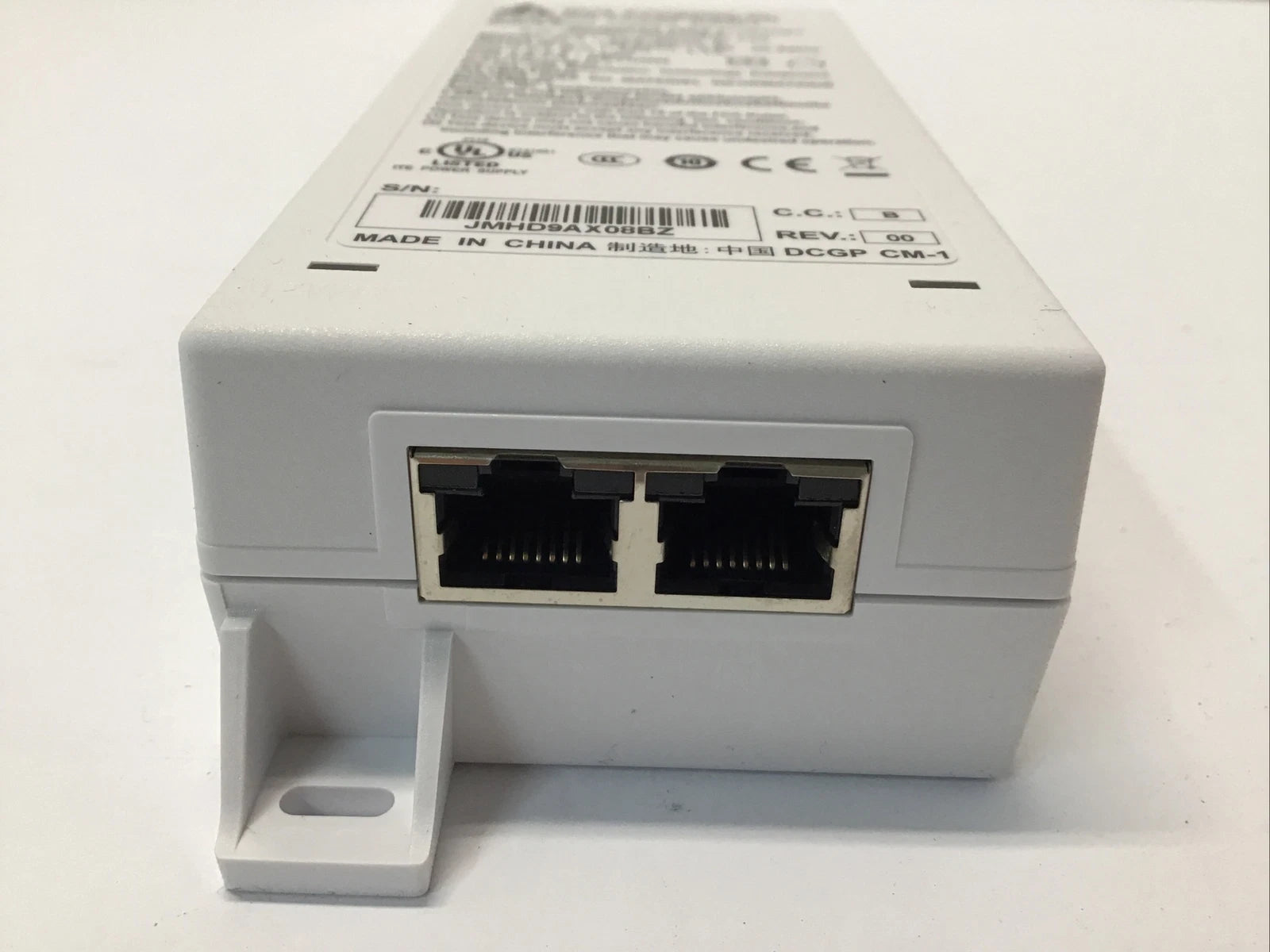 Lot of 5 - Delta PoE Injector 56V Gigabit Single Port Over Ethernet ADP-60HR B