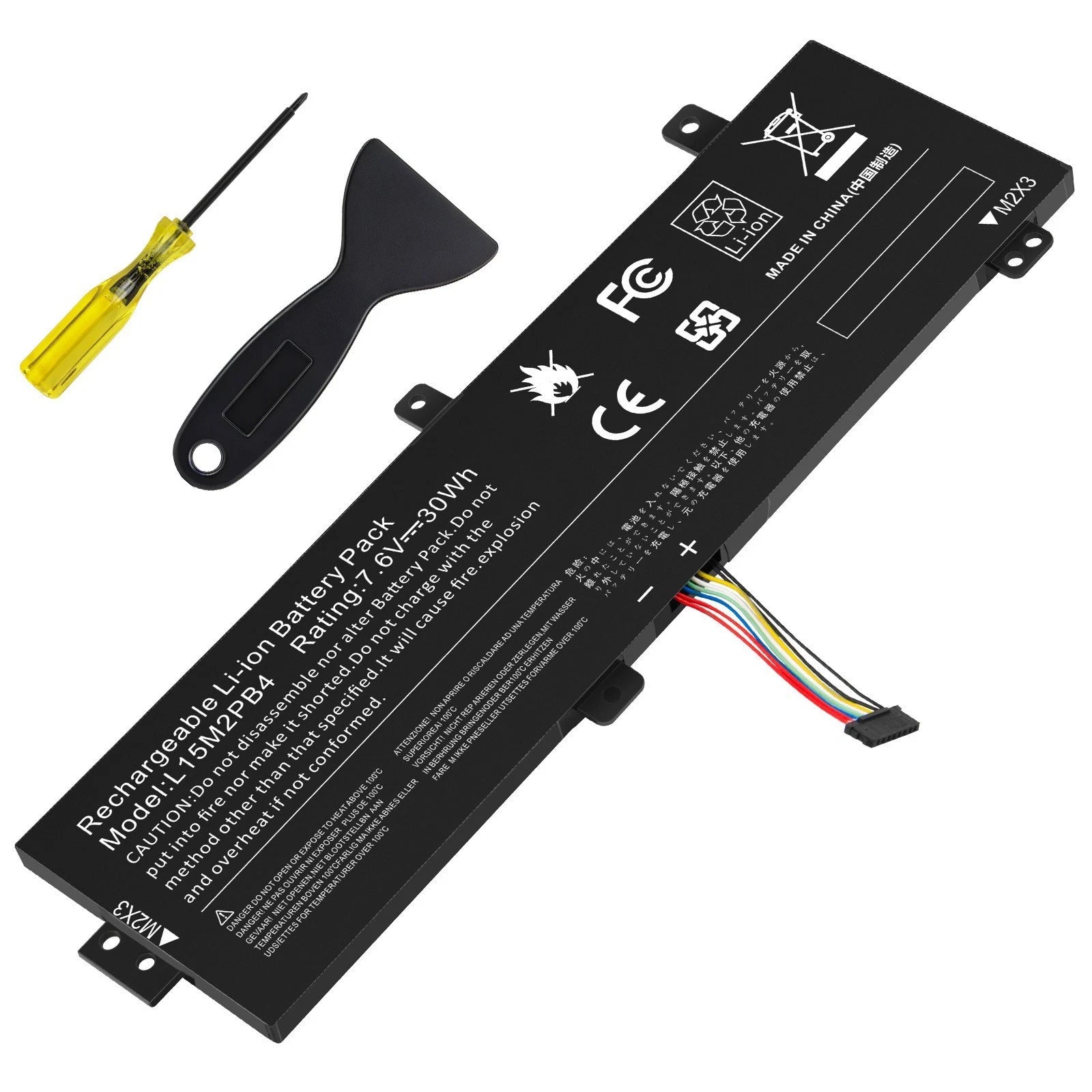L15M2PB4 Battery for Lenovo IdeaPad 310-15ABR 310-15IKB 5B10K90804 L15L2PB4 30Wh