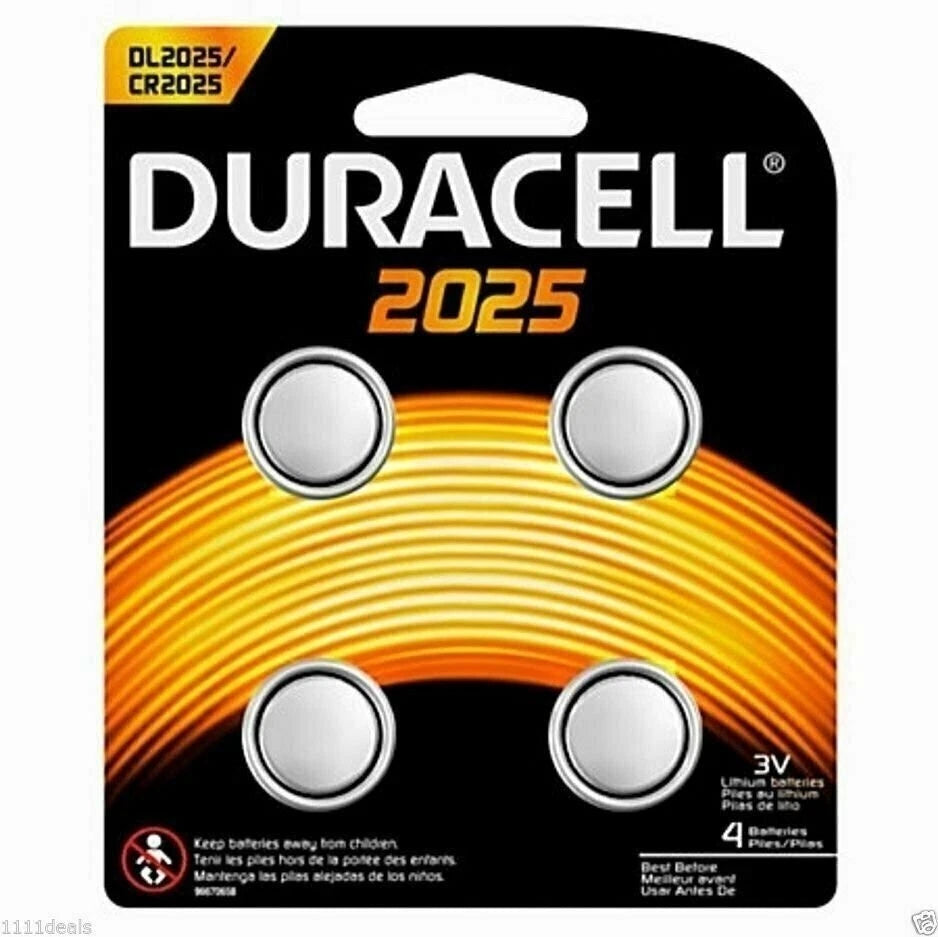 Duracell CR2025 ECR2025 CR 2025 DL2025 3 Volt Battery x 6