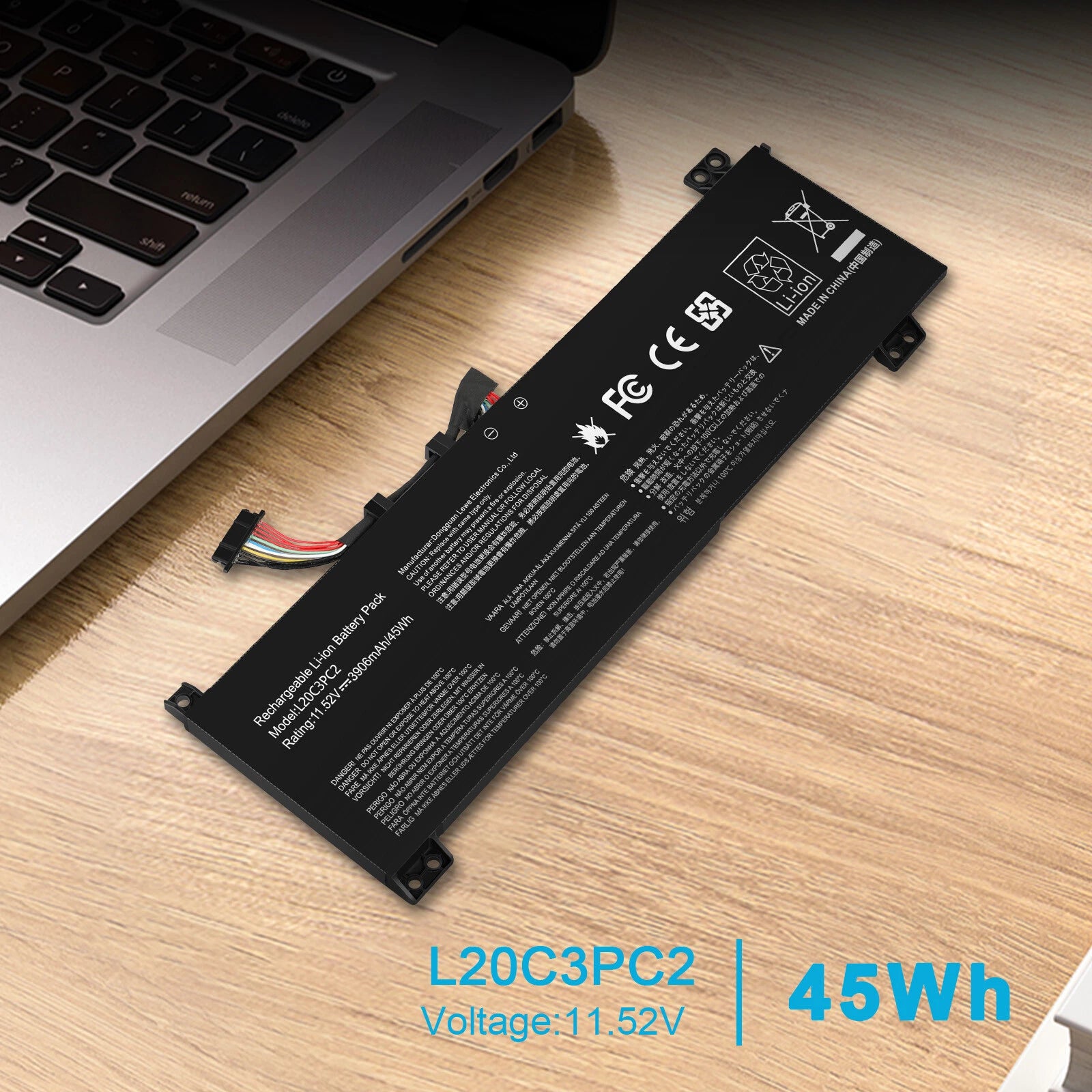 L20M3PC2 Battery for Lenovo Ideapad Gaming 3-15ACH6 82K2 L20C3PC2 L20D3PC2 FAST