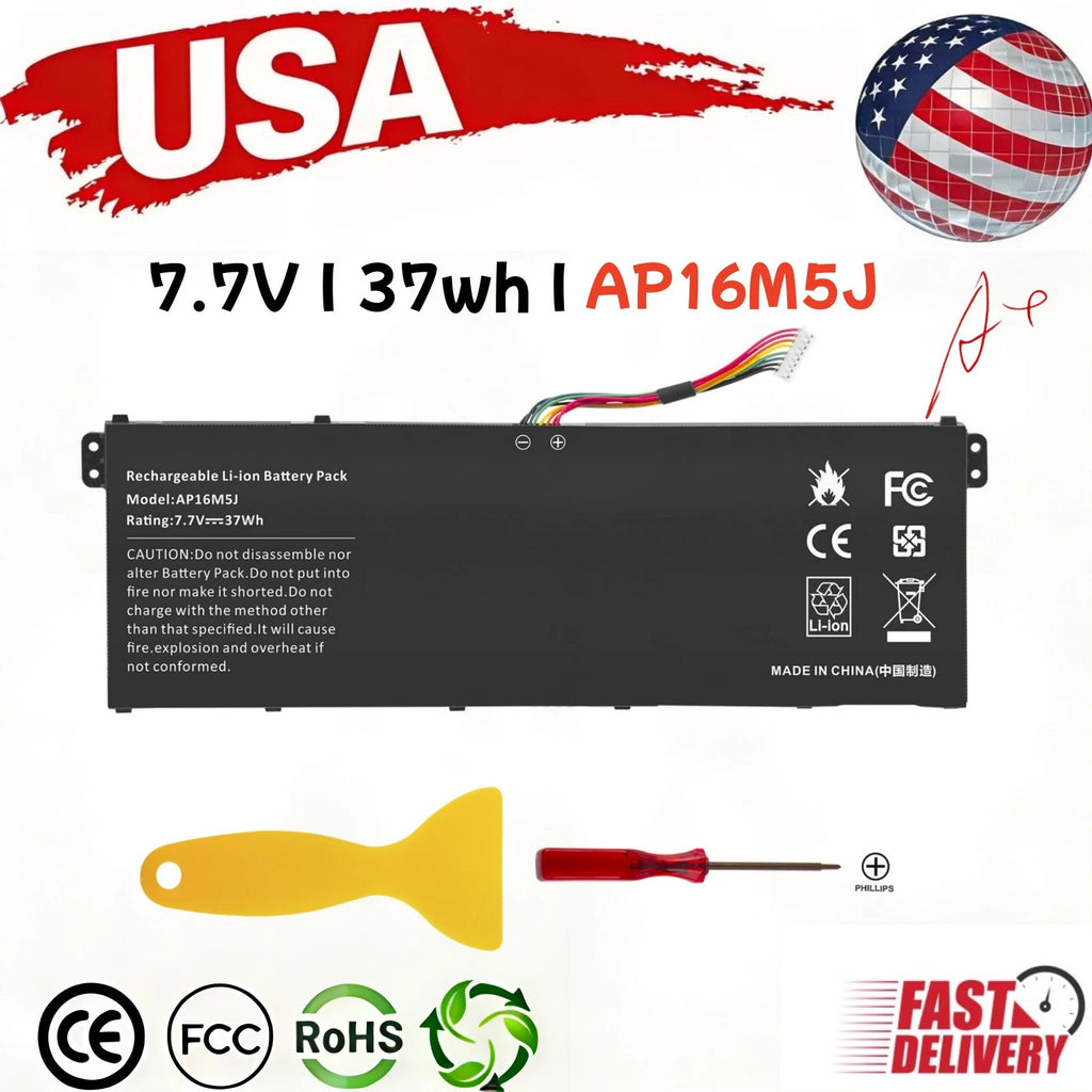 AP16M5J Battery for Acer Aspire 1 A114-31 3 A314-31 A315-21 A315-51 5 A515-51 US