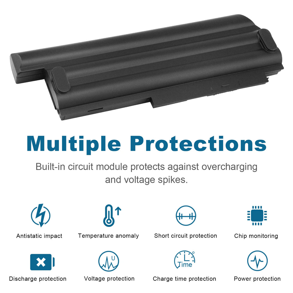 ?9Cell 6600mAh Battery For Lenovo ThinkPad X220 X220i X220s 0A36282 0A36283 73Wh