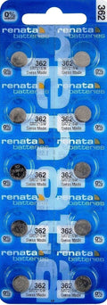 362 RENATA WATCH BATTERIES SR721SW (10 piece) New packaging Authorized Seller