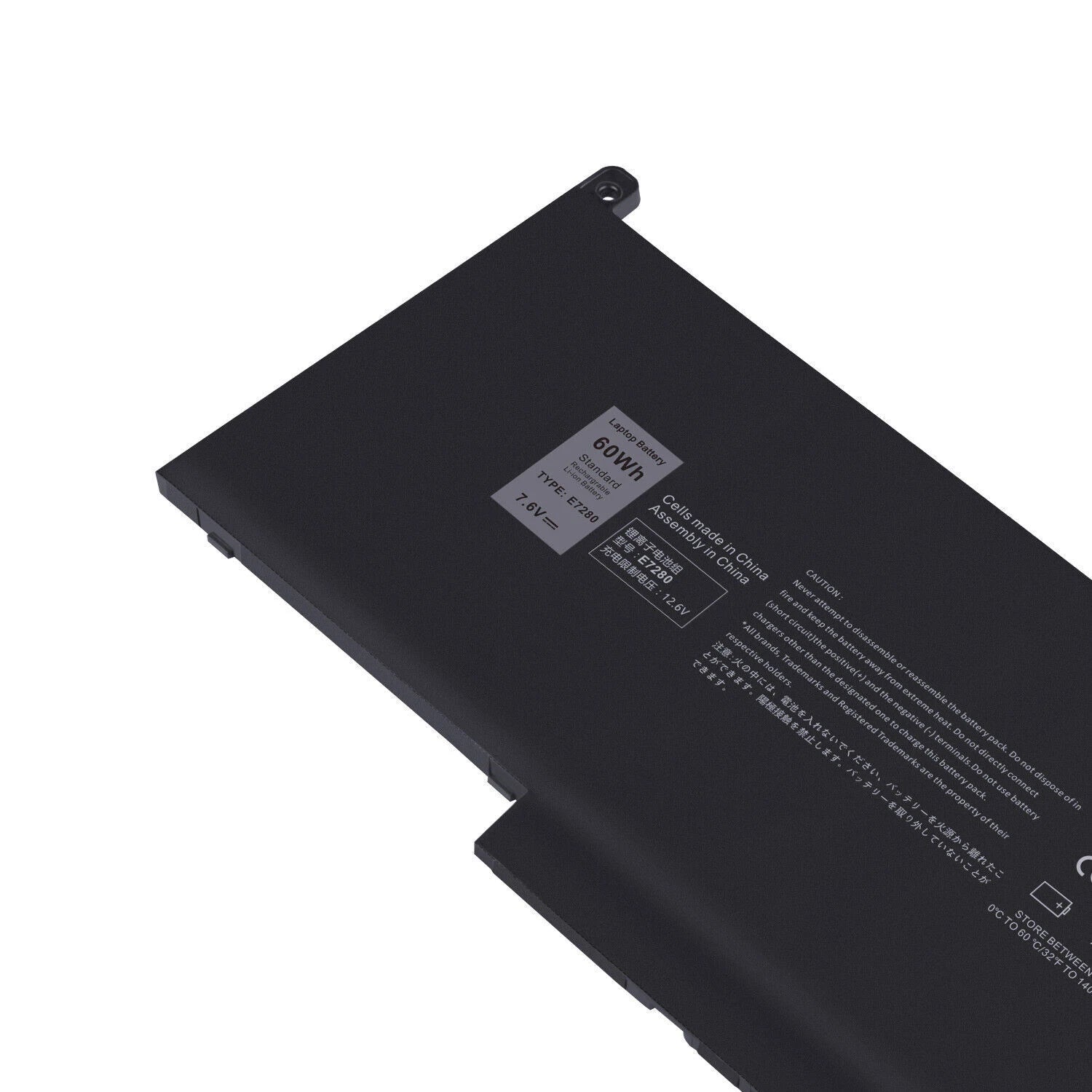 ?F3YGT Battery For Dell Latitude12/13/14 DM3WC 0DM3WC 2X39G 7280 7290 7380 60Wh