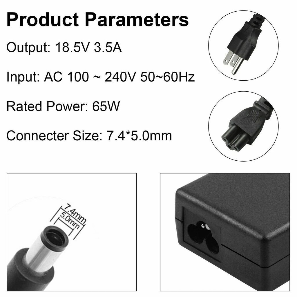for HP EliteBook 2760p 6930p 8440p 8460p 8470p AC Power Charger Adapter HQ
