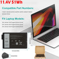 ?7WNW1 DMF8C Battery For DELL Latitude 7424 5424 5420 7330 Rugged Extreme Series