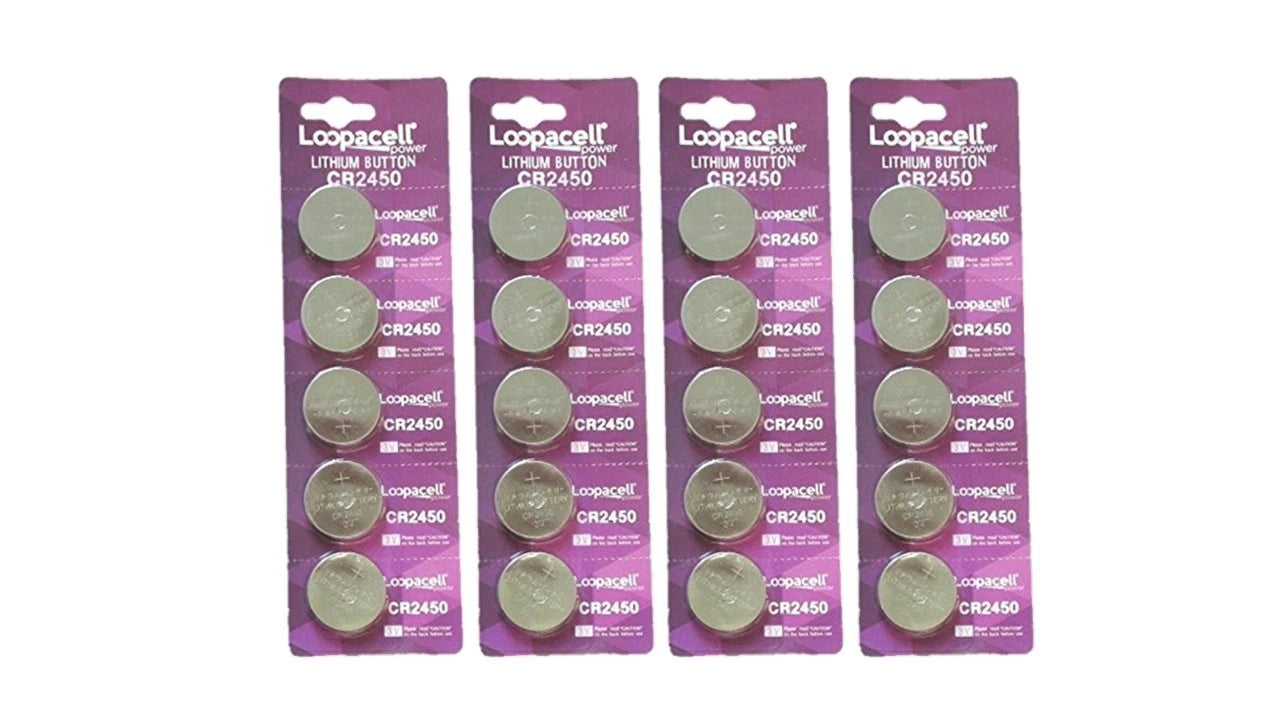 250 pcs CR2450 CR 2450 3v Lithium Batteries Button Cell Loopacell USA Fast Ship
