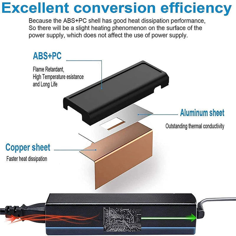 For Acer Aspire 45W 65W 90W Charger AC Adapter Laptop Power Supply Cord Cable