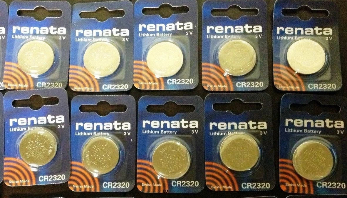 CR2320 RENATA WATCH BATTERIES 2320 (1 piece) New packaging Authorized Seller