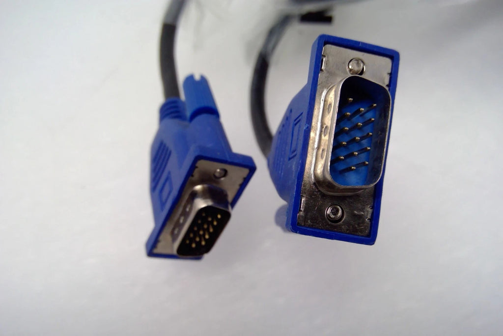 10x) Mix Brand VGA To VGA VIDEO CABLE MALE-TO-MALE CONNECTOR BN39-00244H 5FT/6FT