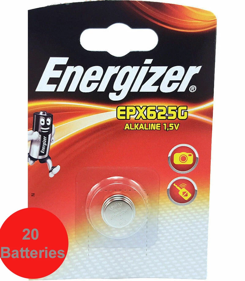 20 Pcs Energizer EPX625G LR9 625A 625 1.5V Alkaline Battery