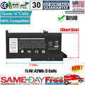 ?DJ1J0 Laptop Battery for Dell Latitude 12 7280 7290 13 7380 7390 14 7480 7490