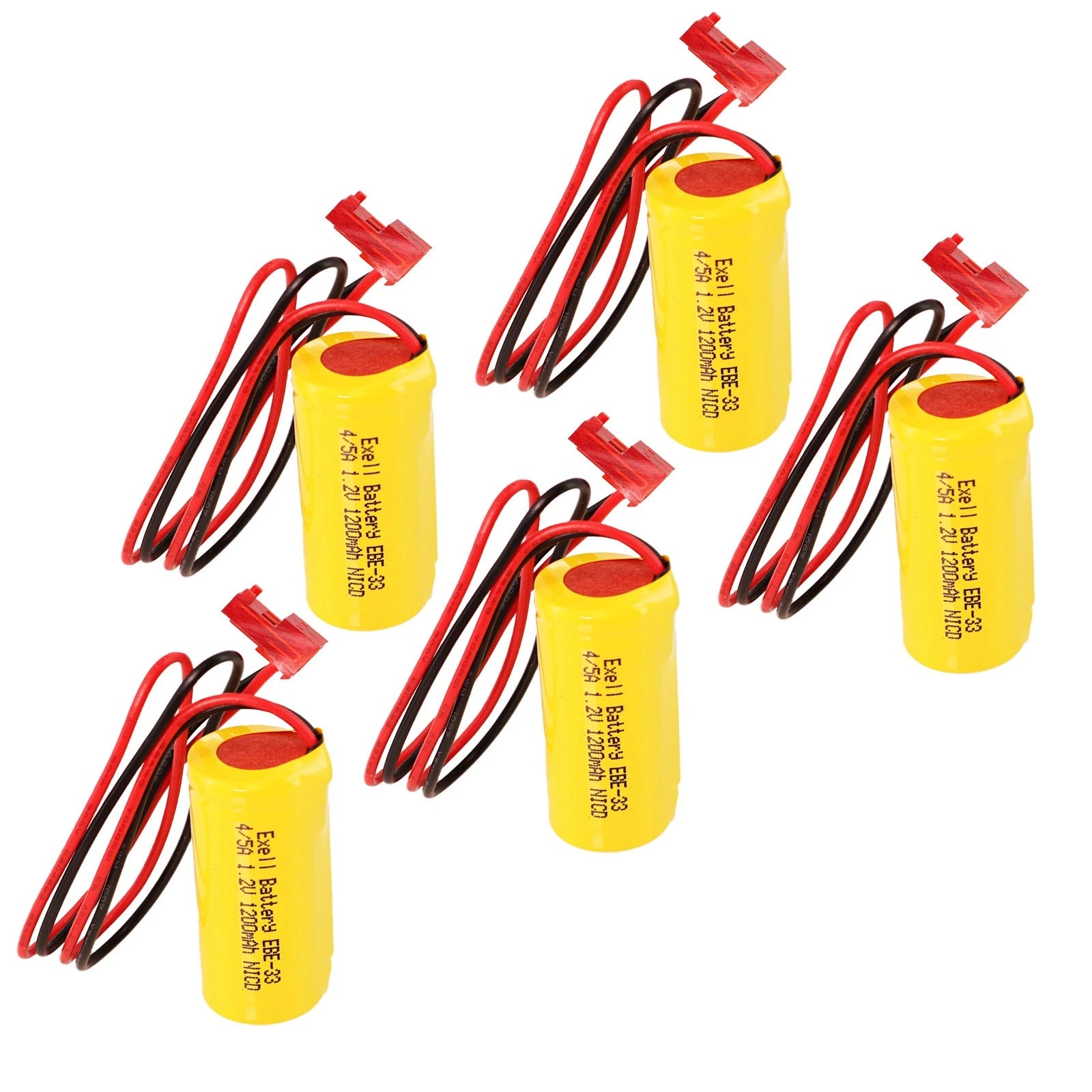 5pc Lithonia Emergency Lighting Battery for Model ELB1210N ELB1P201N ELB1P201N2
