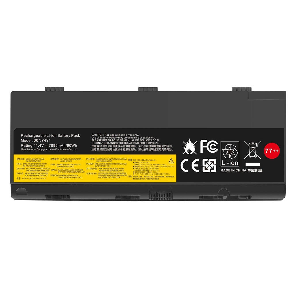 ?Battery For Lenovo ThinkPad P50 P51 P52 00NY490 00NY492 SB10H45077 SB10H45078
