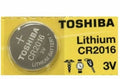 1 New Original Toshiba CR2016 CR 2016 3V LITHIUM BATTERY BR2016 DL2016 Watch