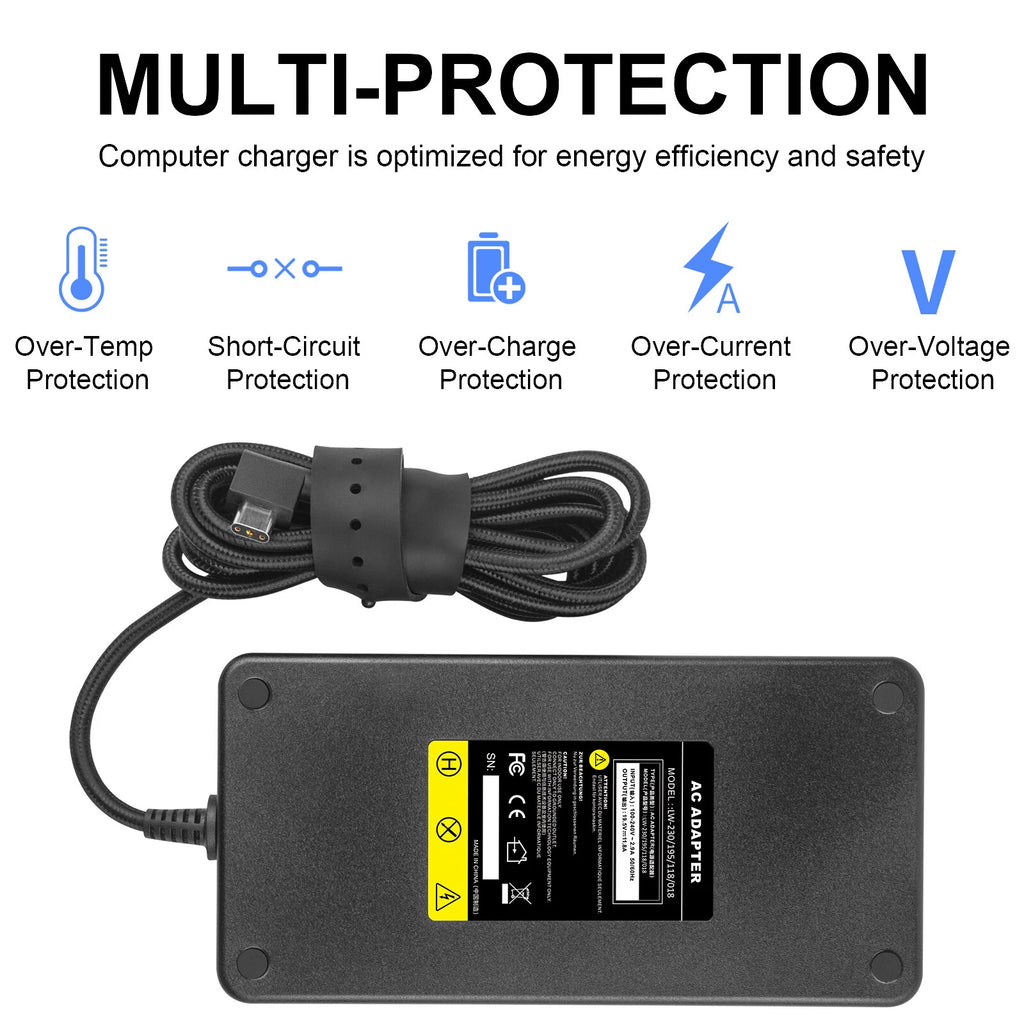 230W 19.5V 11.8A RC30-0248 Laptop AC Adapter Power Supply for Razer Blade Pro 17