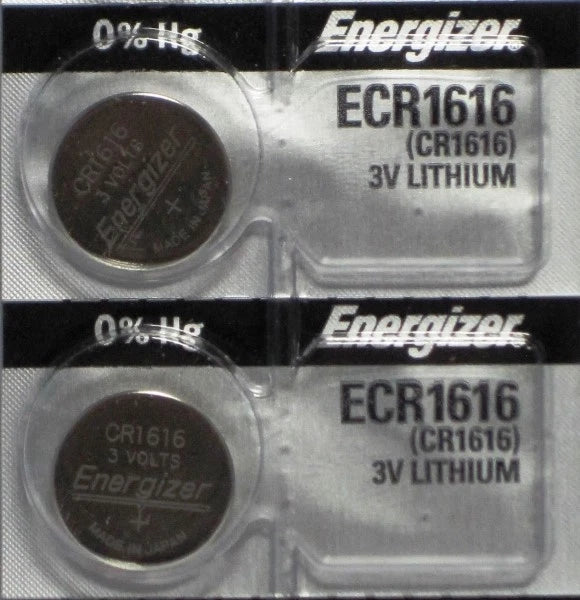 CR1616 Energizer CR 1616 ECR1616 3V Lithium 2 Batteries