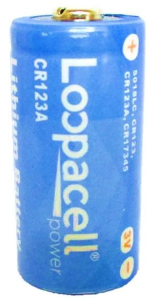 8 pack Loopacell Lithium CR123A 3V CR17345 Camera Photo Battery