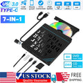 External CD DVD Drive for PC Laptop Windows 11 10 USB 3.0 Player Reader Writer