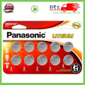 10 x PANASONIC LITHIUM BATTERY 3V CR2016 CR 2016 BR2016 DL2016 Button Cell Watch