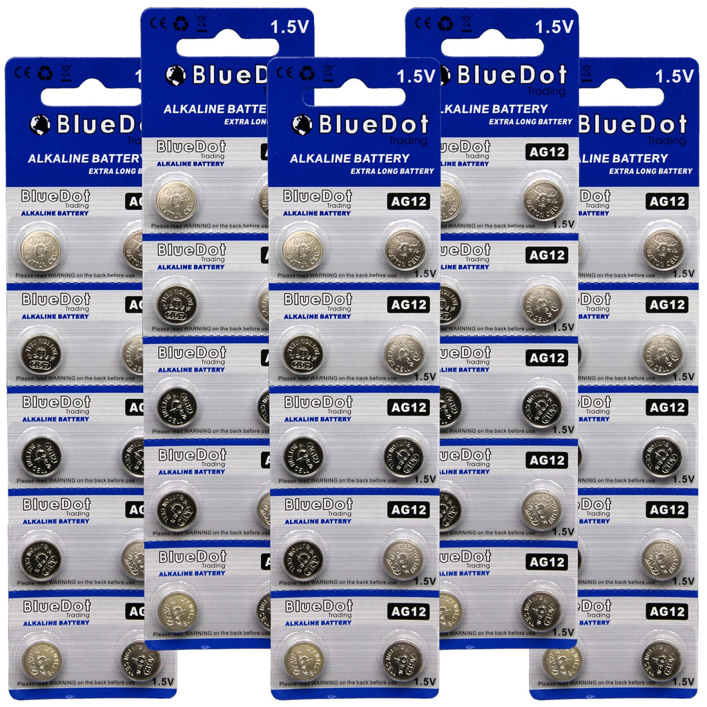 FREE SHIPPING 50 AG12 LR43 SR43 RW84 D186A G12 186 Alkaline Coin Button Battery