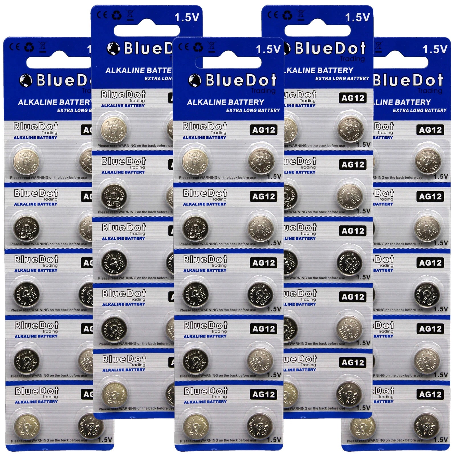 FREE SHIPPING 50 AG12 LR43 SR43 RW84 D186A G12 186 Alkaline Coin Button Battery