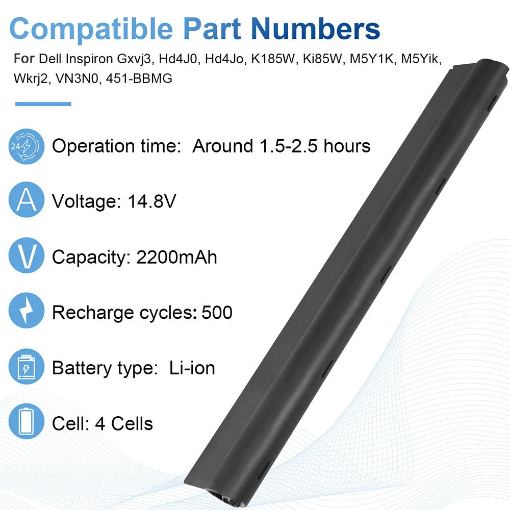 Brand NEW M5Y1K Battery for Inspiron 3551 3567 5558 5758 14 15 3000 Series PC