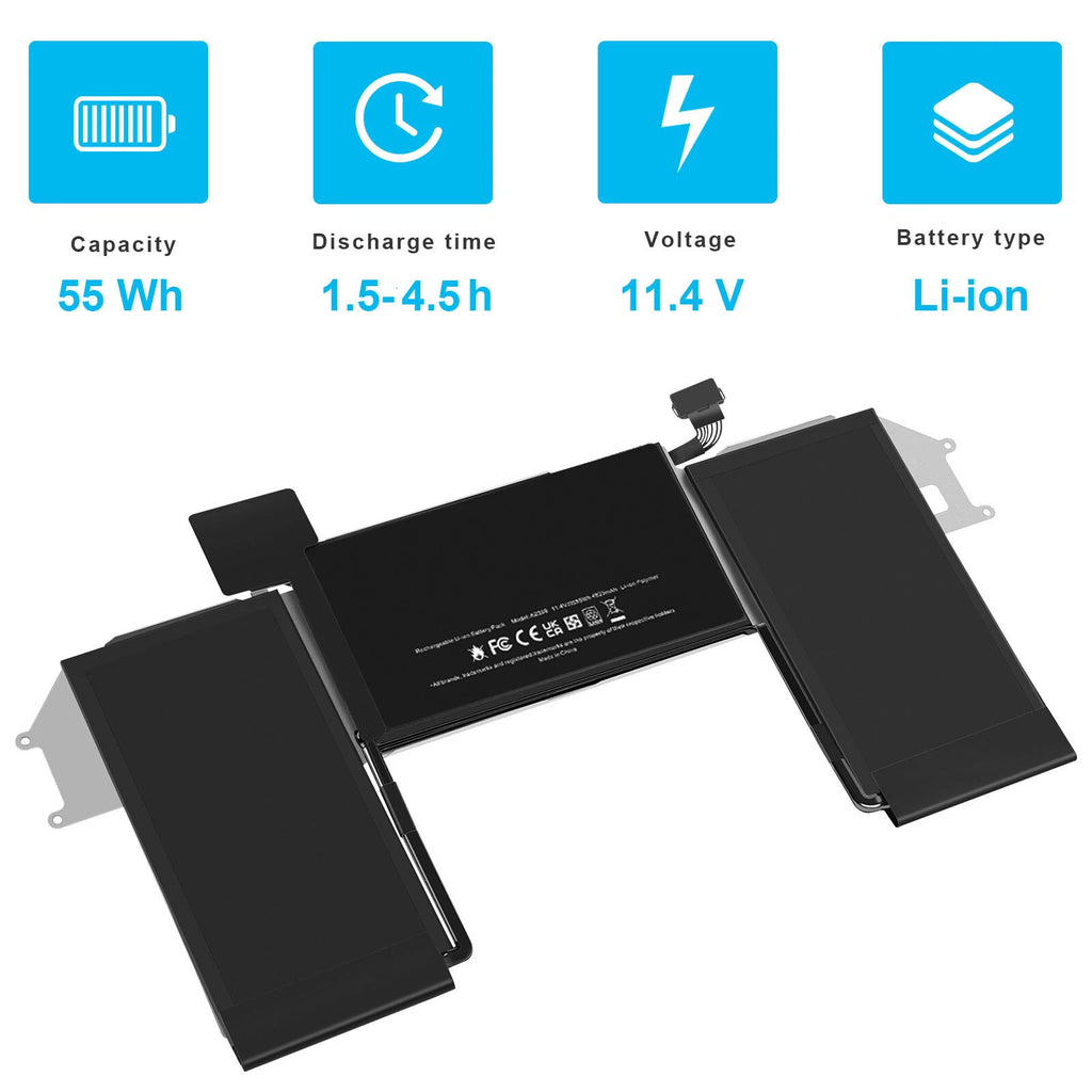 A2389 Battery for Apple MacBook Air 13" A2337 Air M1 Entry 2020 Notebook 55wh