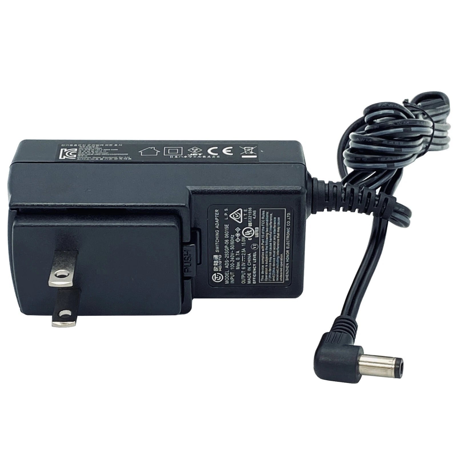 New Original Hoioto ADS-25SGP-06 06015E Switching Power Adapter 6V 2.5A 15W OEM