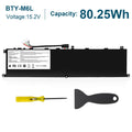 BTY-M6L Battery For MSI GS65 GS75 Stealth 8SE 8SF 8SG 8RF 9SD 9SE Creator 80.25W