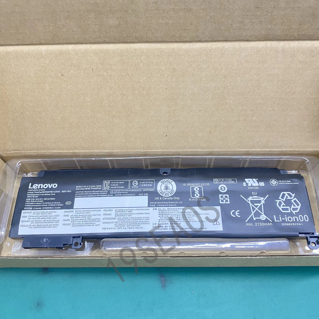 Genuine 01AV405 01AV406 01AV407 Battery for Lenovo ThinkPad T460s T470s 00HW024