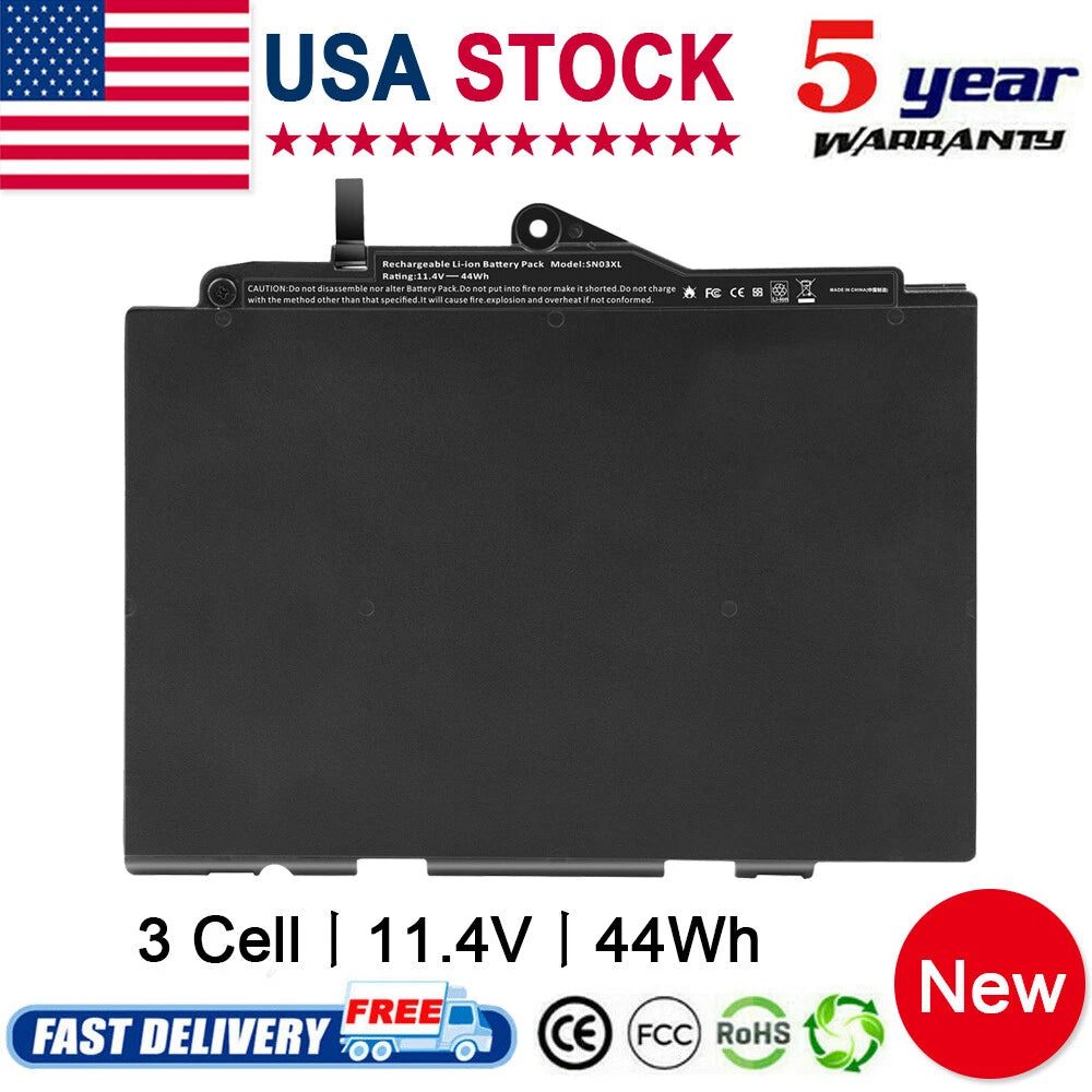 SN03XL Battery for HP EliteBook 820 828 725 G3 HSTNN-DB6V 800514-001