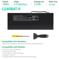 ??Battery L140BAT-4 For Schenker VIA 14,VIA 14 Late 2020 Series 6-87-L140S-72B01