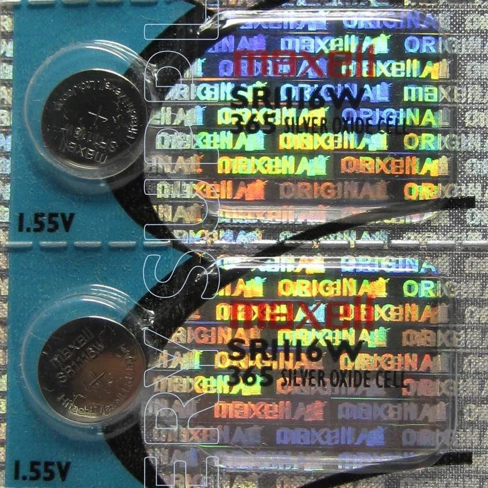 365 Maxell Silver Oxide Watch Battery x 2